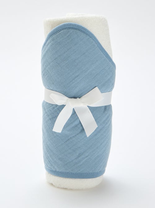 Baby-Badeponcho aus Baumwolle 62 x 104 cm - Kiabi