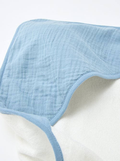 Baby-Badeponcho aus Baumwolle 62 x 104 cm - Kiabi