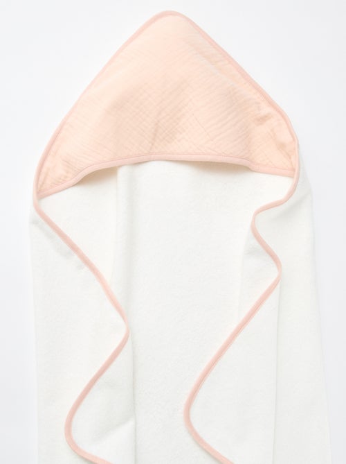 Baby-Badeponcho aus Baumwolle 62 x 104 cm - Kiabi