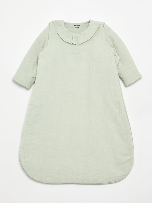 Baby sleeping bag with decorative collar - Kiabi