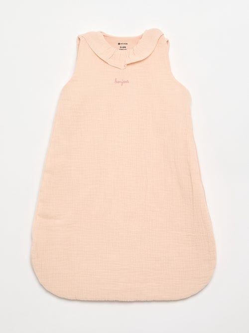 Baby sleeping bag with decorative collar - Kiabi
