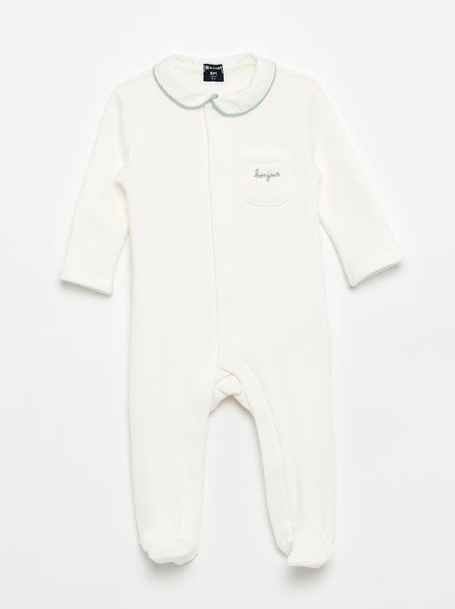 Baby Sleepsuit with Collar - Kiabi