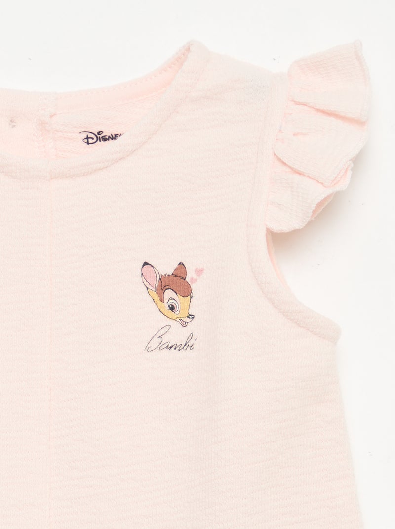Baby Terry Playsuit Pink - Kiabi