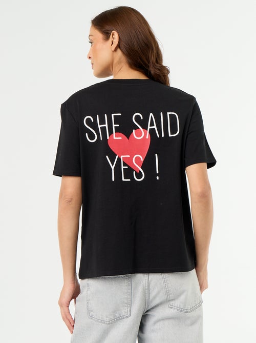 Bachelorette Party Message T-shirt - Kiabi