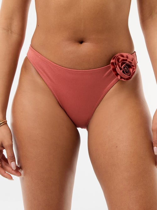 Badehose mit Reliefblume - Kiabi