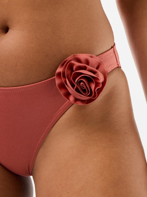 Badehose mit Reliefblume - Kiabi