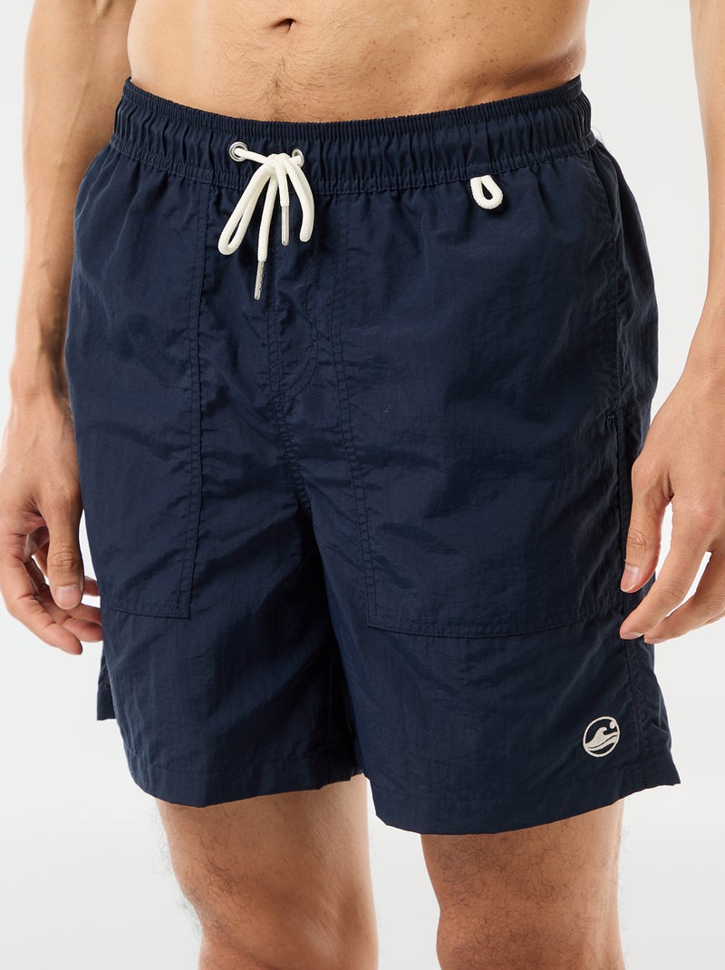 Badeshorts mit grossen Taschen Blau - Kiabi