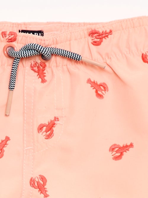 Badeshorts mit Hummerstickereien - Kiabi