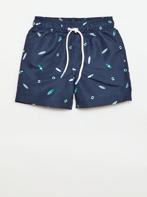 Badeshorts mit Surf-Allover-Print - Kiabi
