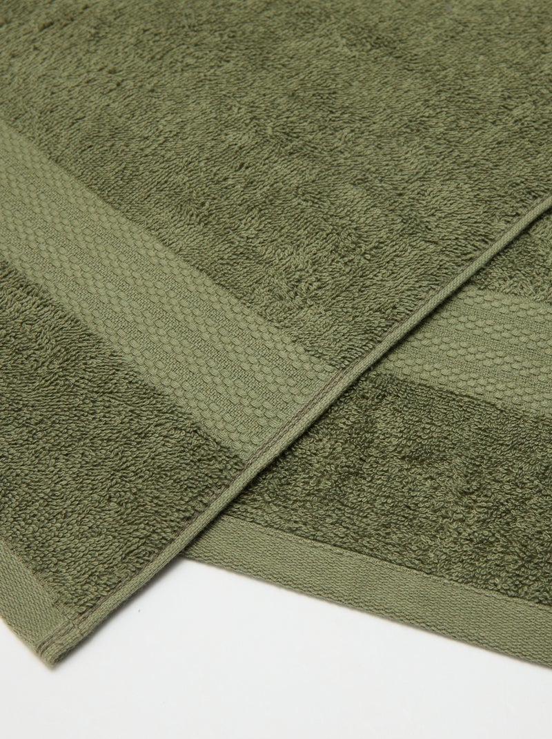 Badetuch 50x90 cm Vert - Kiabi