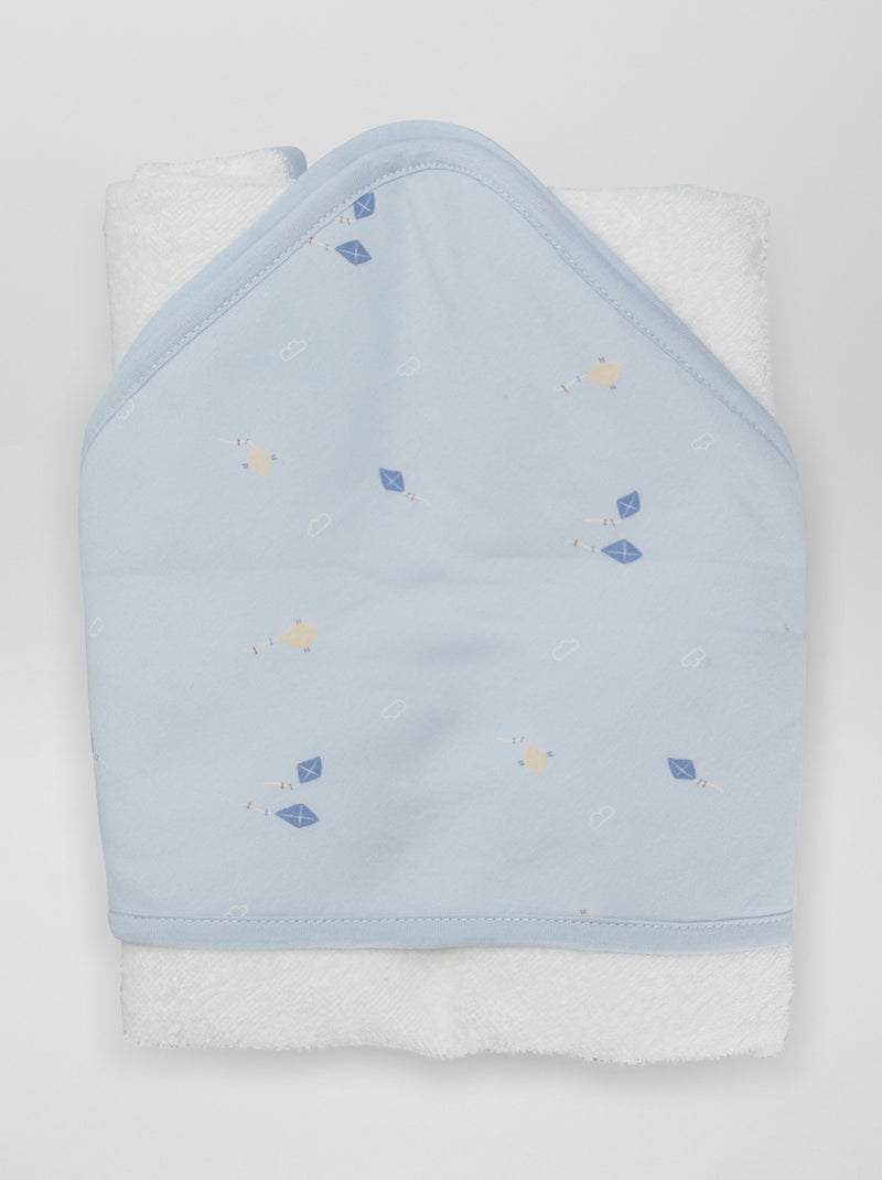 Badetuch mit Kapuze Blau - Kiabi