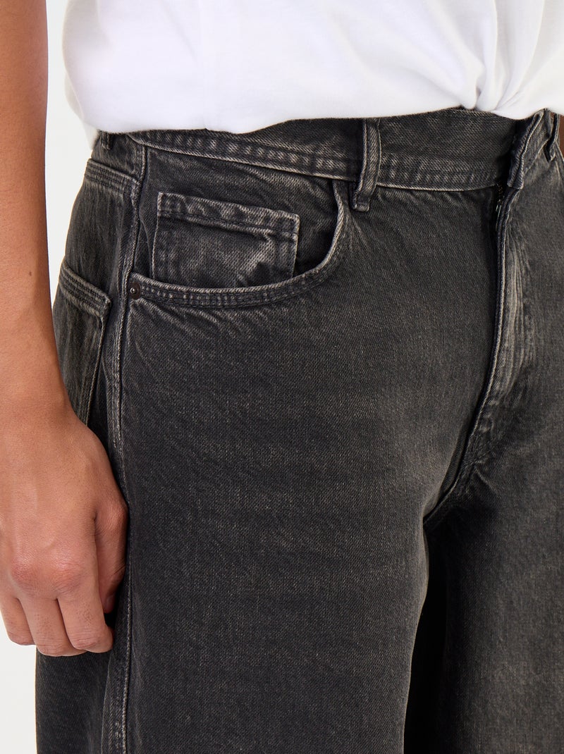 Baggy 5-pocket jeans Black - Kiabi