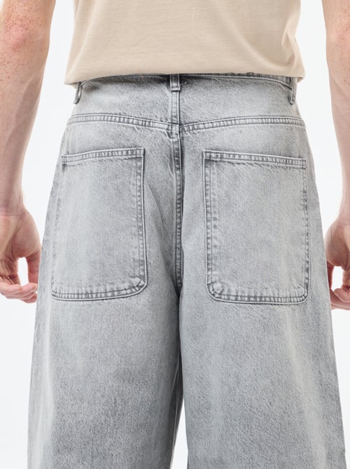 Baggy denim fit en coton - Kiabi