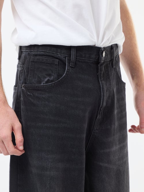 Baggy denim fit en coton - Kiabi