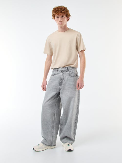 Baggy Denim Fit Jeans in Cotton - Kiabi