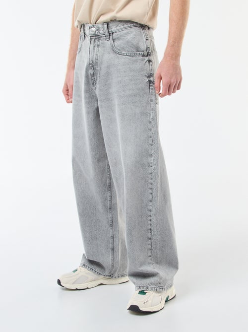 Baggy Denim Fit Jeans in Cotton - Kiabi