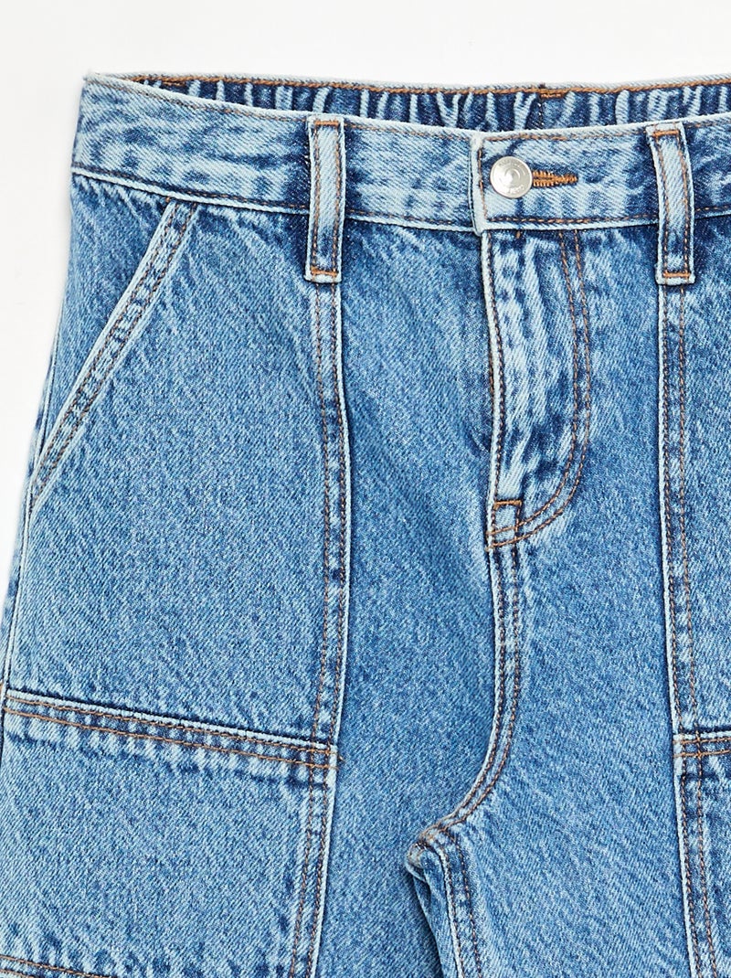 Baggy Denim-Hose Bleu - Kiabi