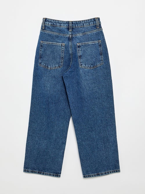 Baggy Fit Denim Trousers - Kiabi