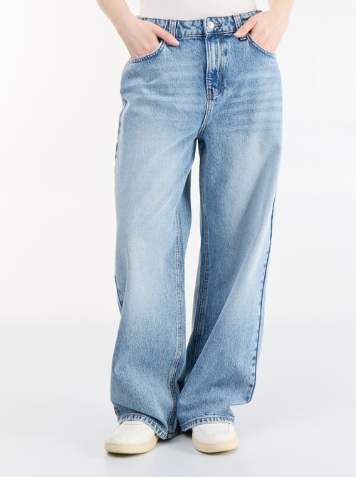 Baggy Fit Denim Trousers - Kiabi