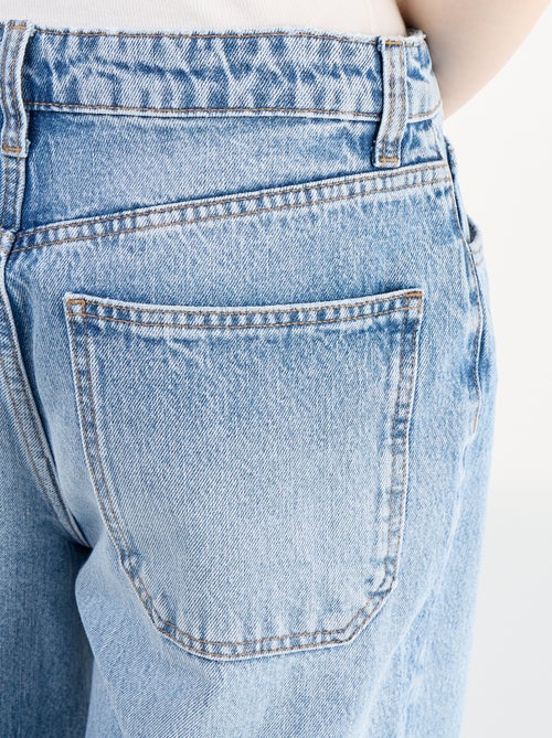 Baggy Fit Denim Trousers - Kiabi