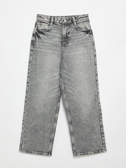 Baggy Fit Denim Trousers - Kiabi