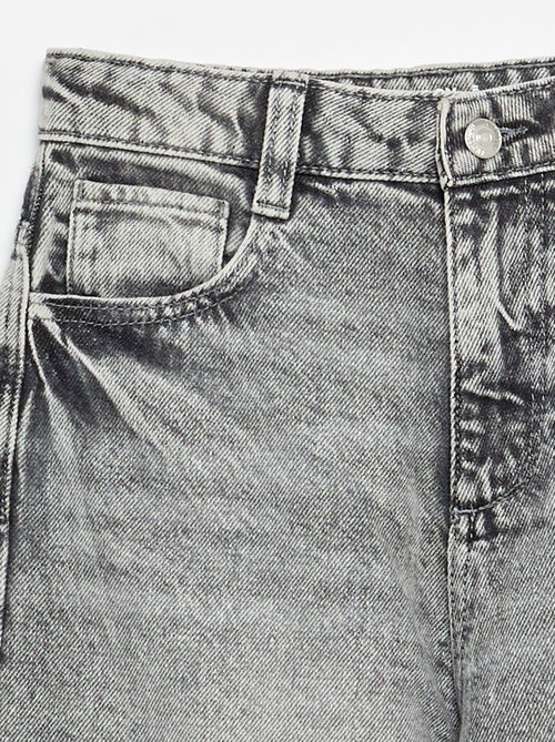 Baggy Fit Denim Trousers - Kiabi