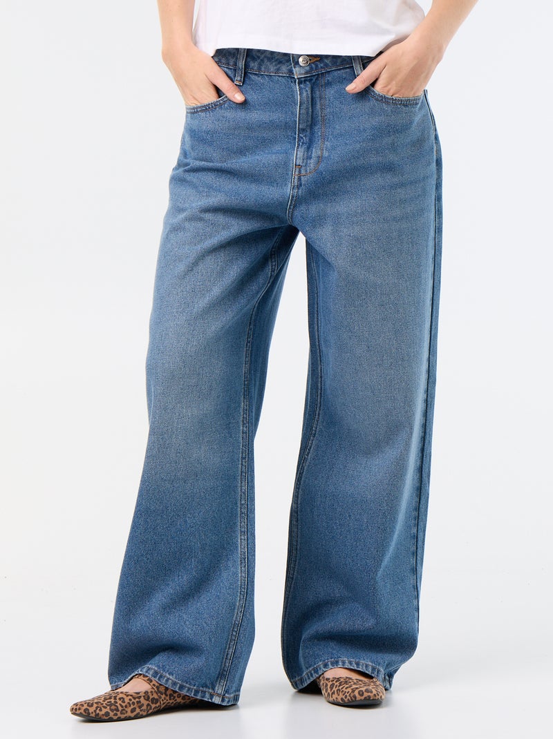 Baggy-Jeans Bleu - Kiabi