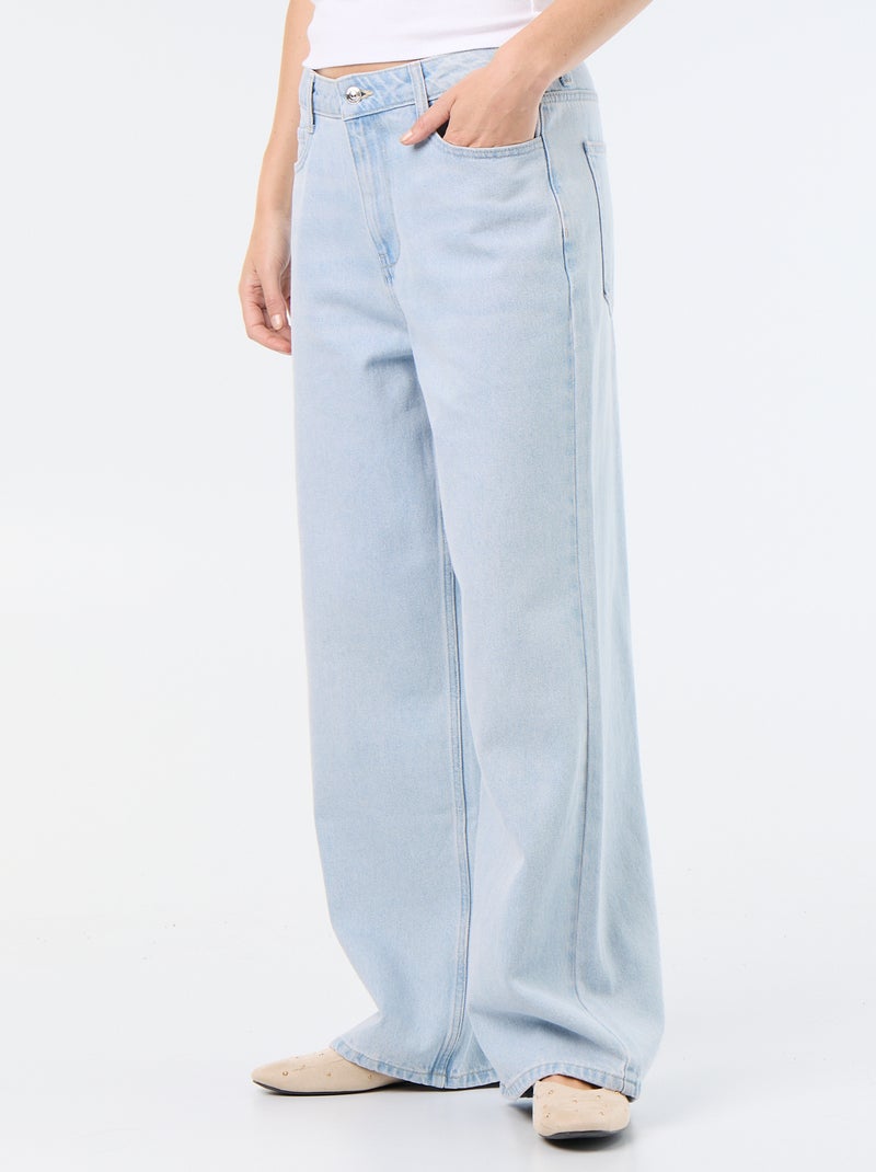 Baggy-Jeans Bleu - Kiabi