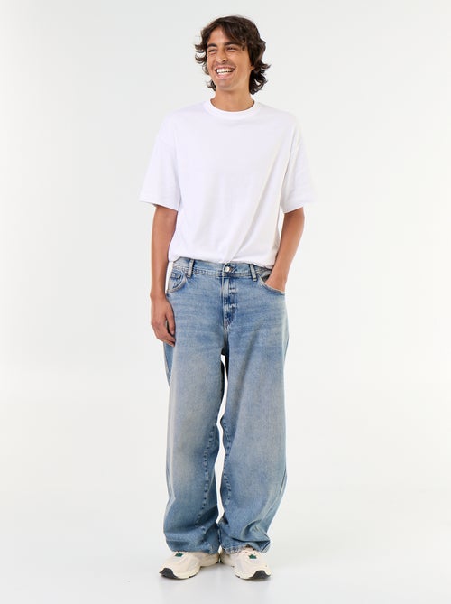 Baggy-Jeans mit 5 Taschen - Kiabi