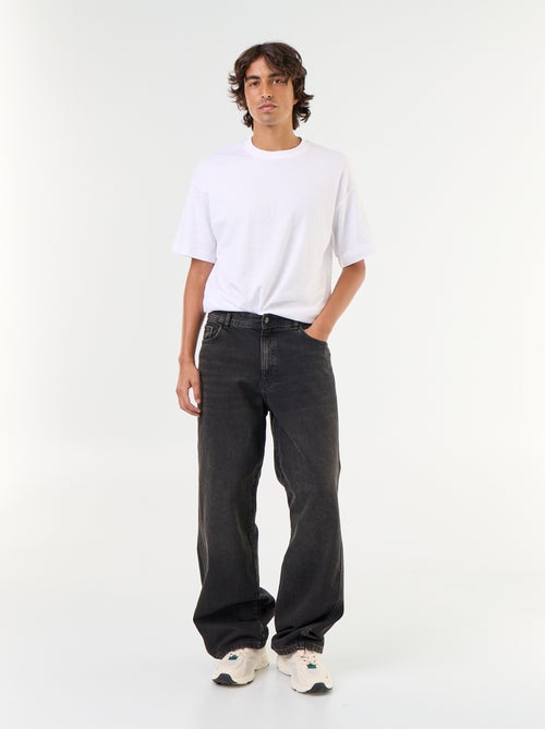 Baggy-Jeans mit 5 Taschen - Kiabi