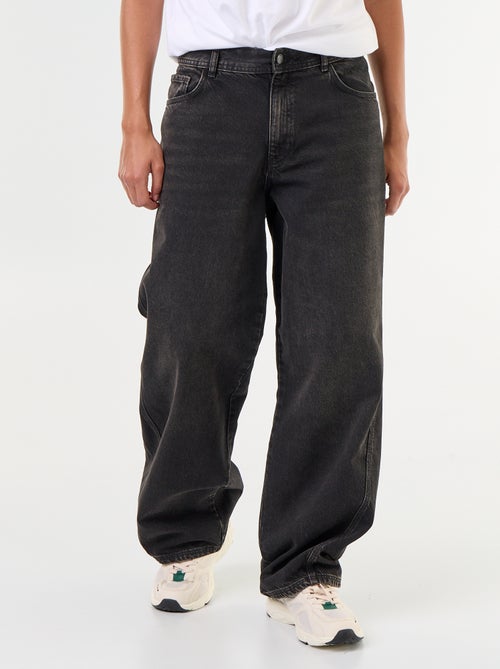 Baggy-Jeans mit 5 Taschen - Kiabi