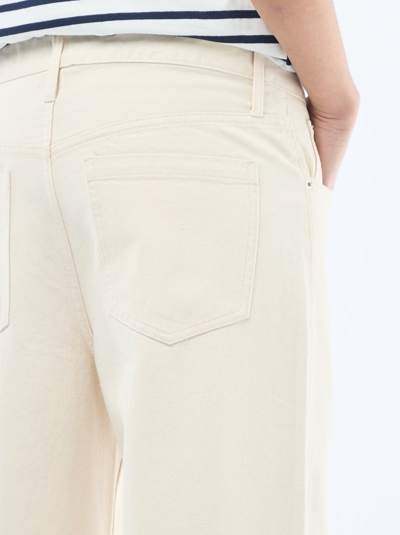 Baggy Jeans White - Kiabi