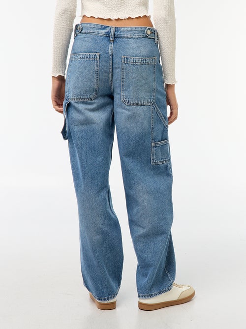 Baggy Jeans with Distressed Detailing - Kiabi