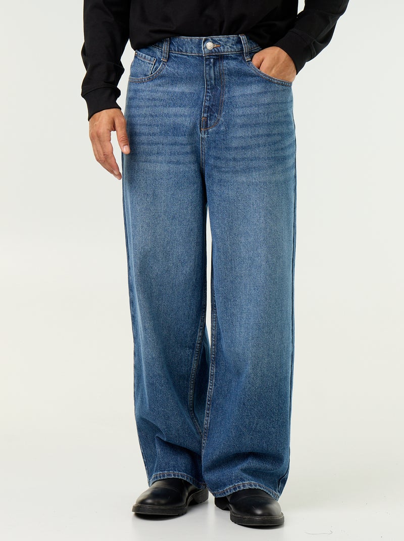 Baggy / Loose Fit Jeans Blue - Kiabi