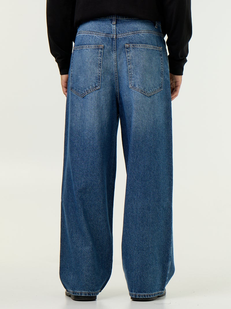 Baggy / Loose Fit Jeans Blue - Kiabi