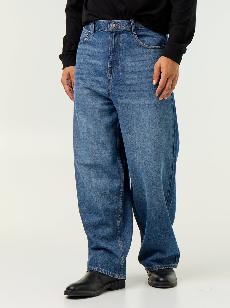 Baggy / Loose Fit Jeans Blue - Kiabi