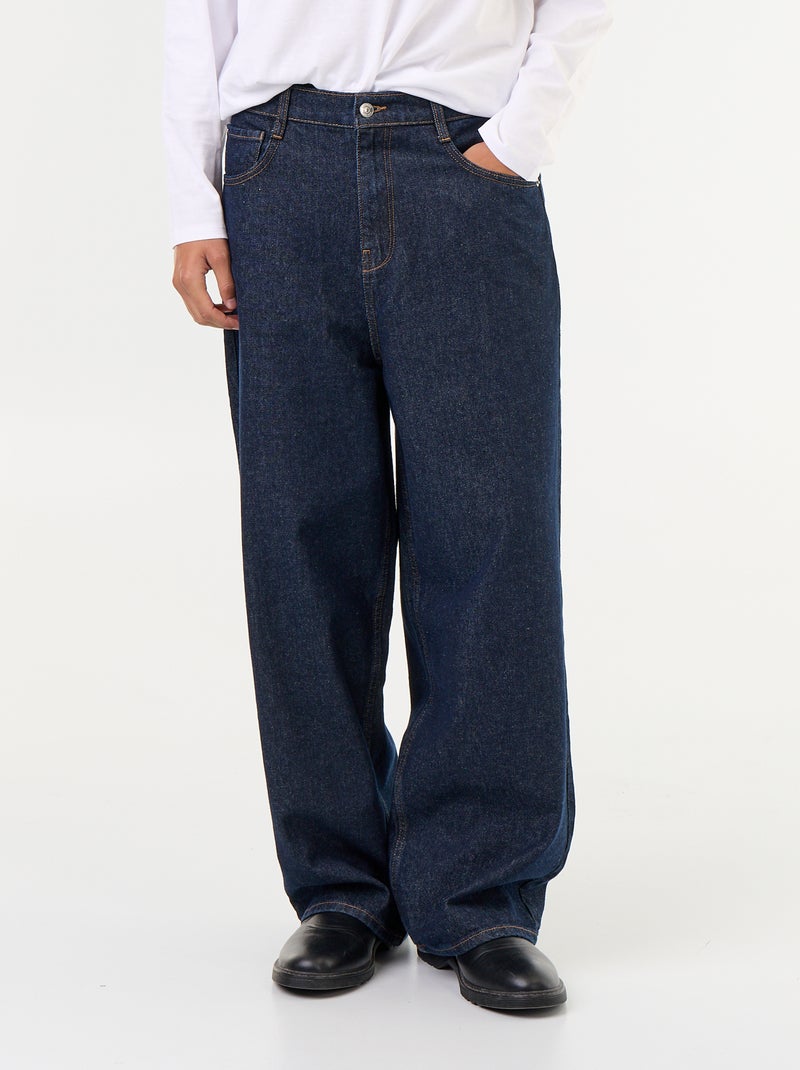 Baggy / Loose Fit Jeans Blue - Kiabi