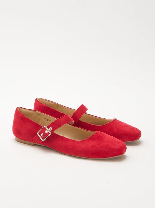 Ballerine con cinturino effetto borchiato - Kiabi