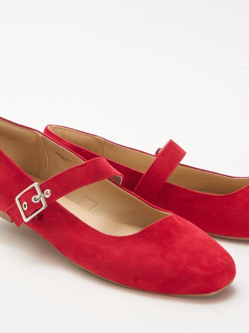 Ballerine con cinturino effetto borchiato - Kiabi