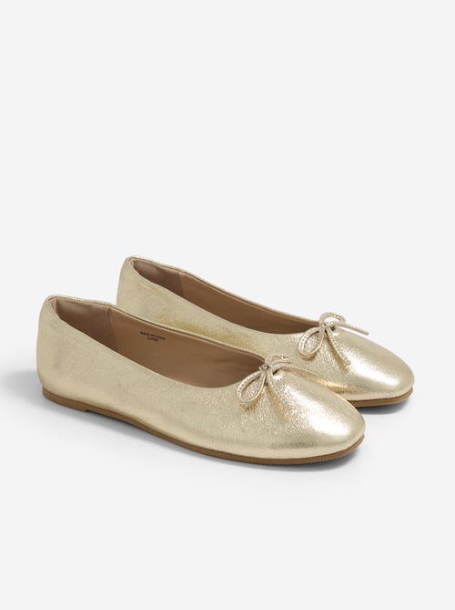 Ballerine con fiocco fantasia davanti - Kiabi Ballerine con fiocco fantasia davanti - Kiabi