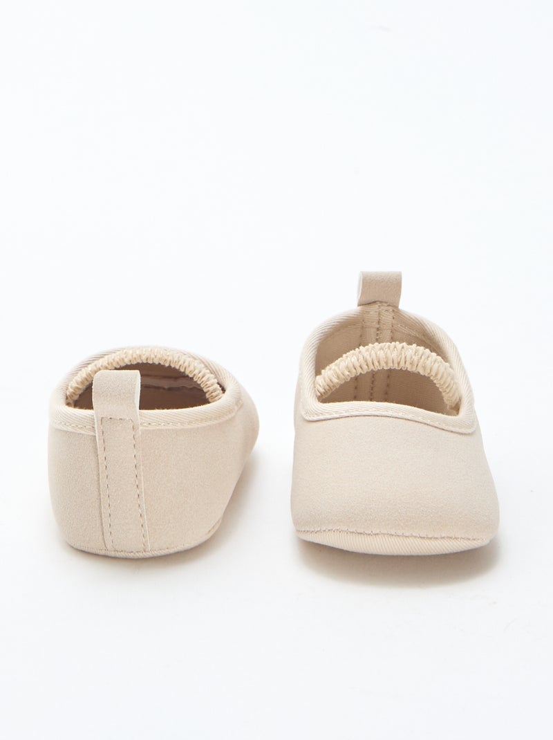 Ballerine unie Beige - Kiabi