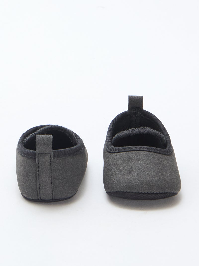 Ballerine unie Noir - Kiabi