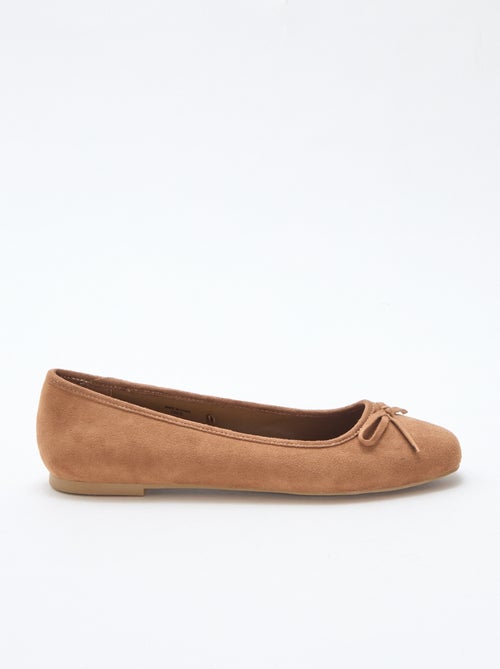 Ballerine unite in simil suede - Kiabi Ballerine unite in simil suede - Kiabi
