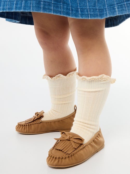 Ballerines à franges - Kiabi