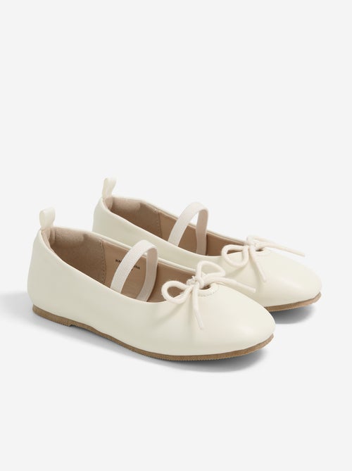 Ballerines avec nœud fantaisie - Kiabi