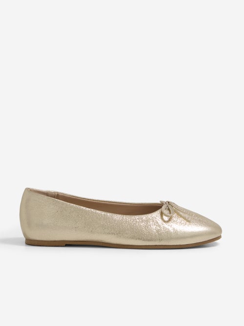 Ballerines avec noeud fantaisie devant - Kiabi
