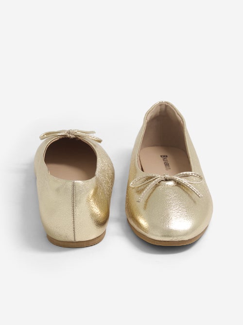 Ballerines avec noeud fantaisie devant - Kiabi