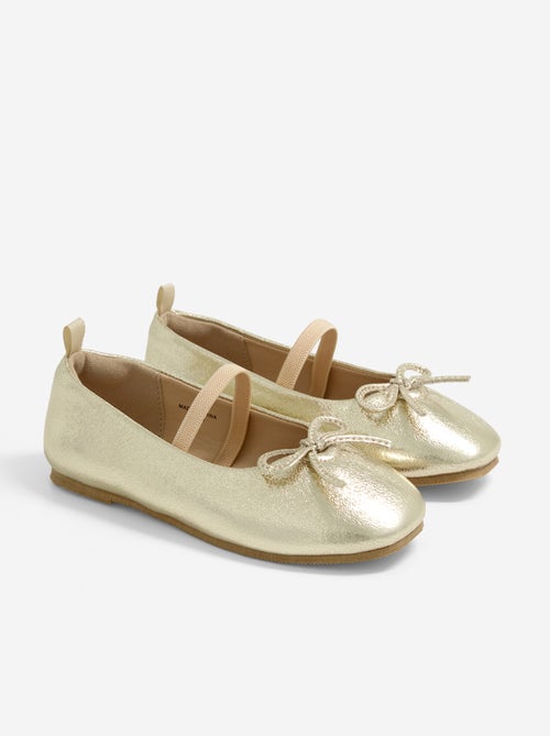 Ballerines avec nœud fantaisie - Kiabi