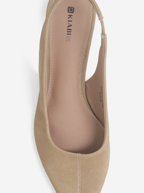 Ballerines slings unies - Kiabi Ballerines slings unies - Kiabi