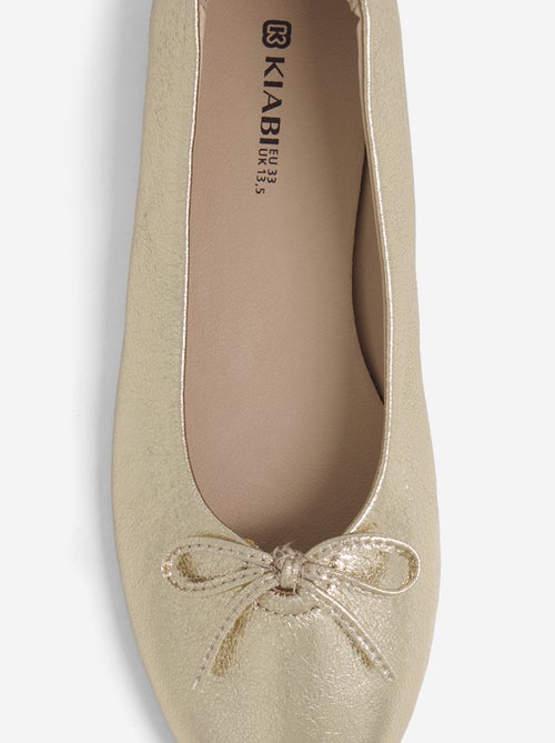 Ballet flats with decorative front bow - Kiabi